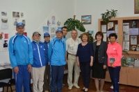 «Бег Мира» - гости в Окуневской сельской библиотеке