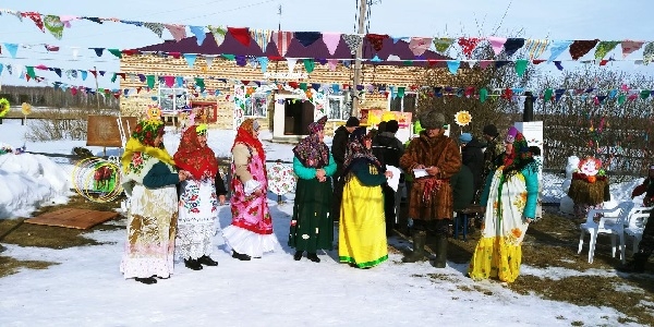 Традиционные проводы Зимы в Крашенево
